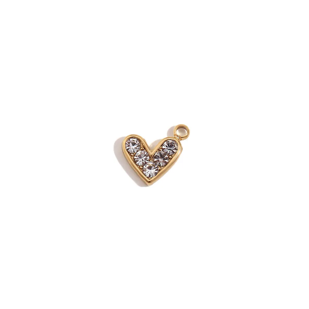 Stainless Steel Gold Plated Charms