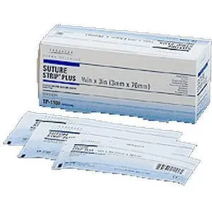 Suture Strip Plus Flexible Wound Closure Strip 1/8" x 3"