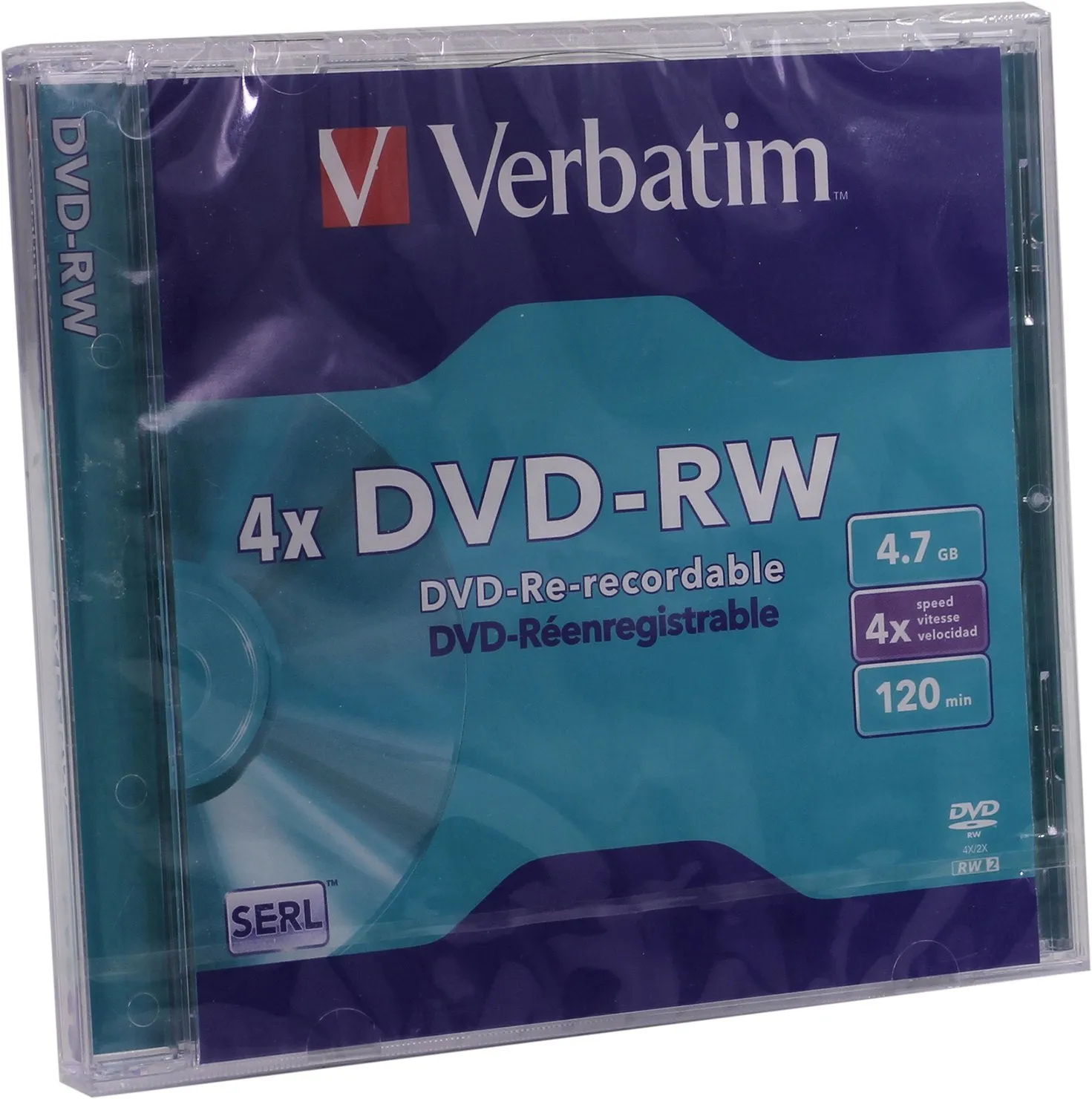 Verbatim Datalifeplus - Dvd-Rw X 5 - 4.7 Gb - Storage Media