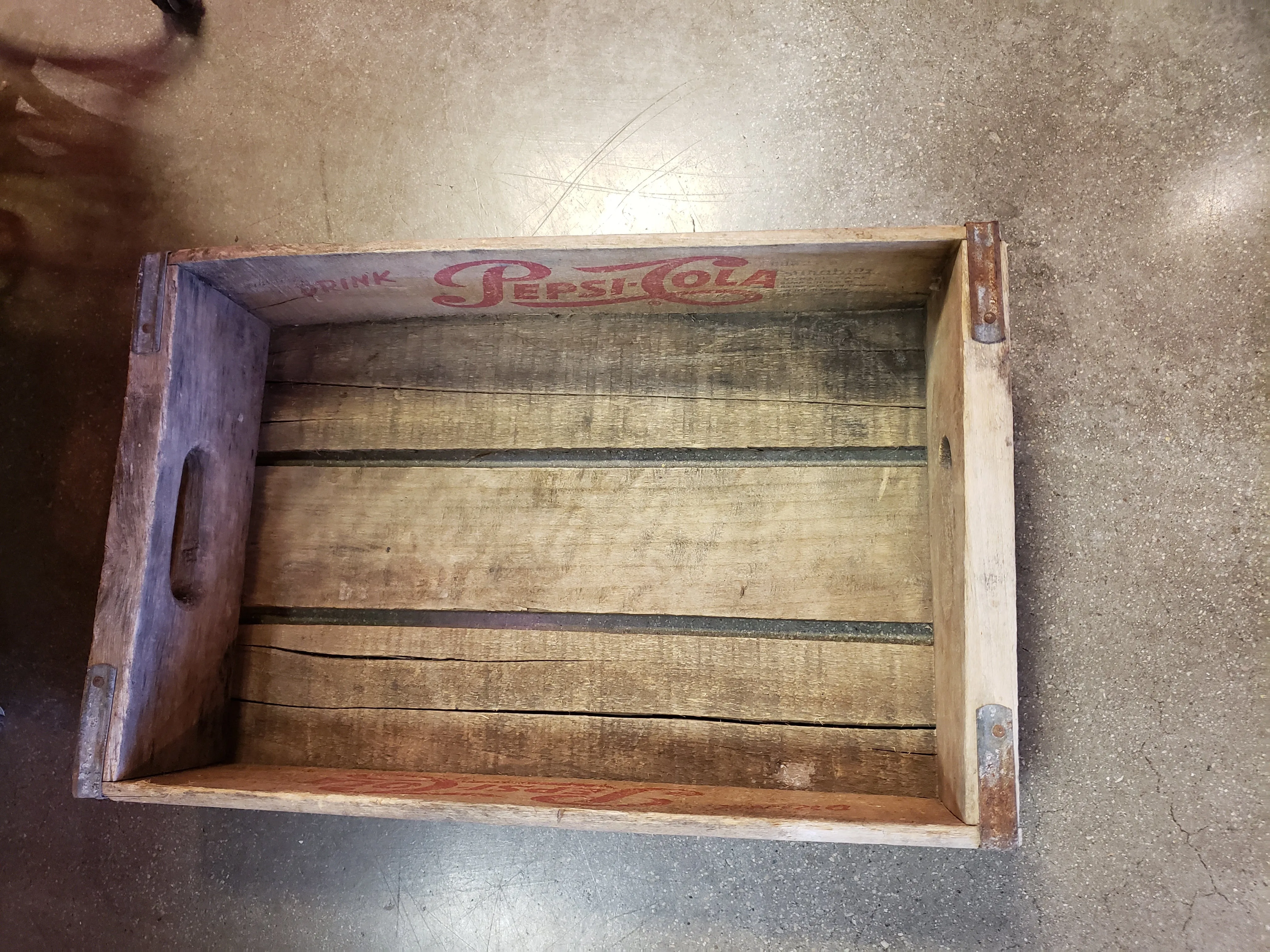 Vintage Pepsi Crate from Billings, Montana