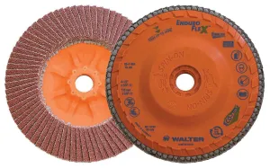 Walter 06F458 4.5" 80 Grit Spin-On Enduro-Flex Stainless Flap Disc