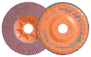 Walter 15Q504 5" x 7/8" 40 Grit Enduro-Flex Stainless Flap Discs