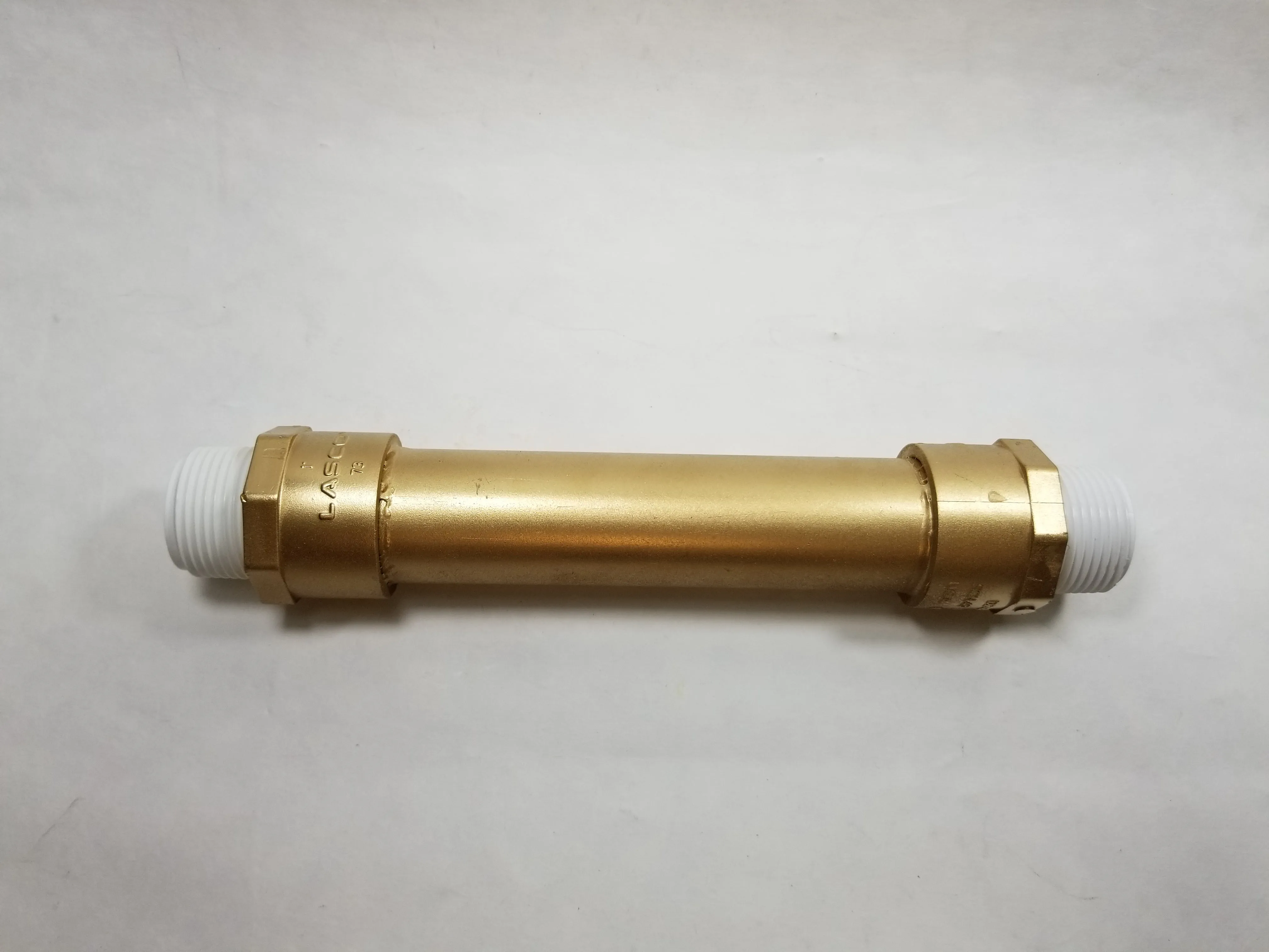 Water Meter Spacer Idler Tube PVC,  5/8" through 1" - Temporary Meter Replacement